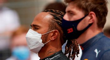Lewis Hamilton y Max Verstappen