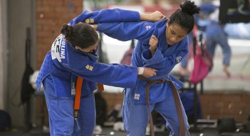 Valentina Rubio y Laudy Remolina son figuras del judo nortesantandereano.