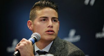 James Rodríguez, leyenda de la Selección Colombia. 