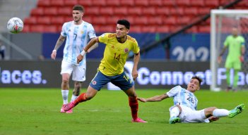 Luis Díaz, goleador de la Selección Colombia en la Copa América. 
