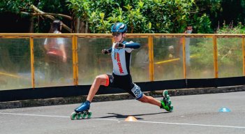Matías Velázques, patinador de Norte. 