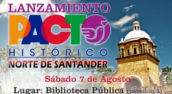 El Pacto Histórico será lanzado en Norte de Santander./Foto cortesía