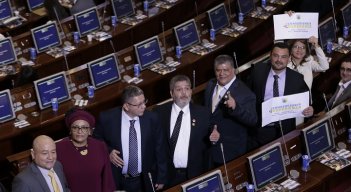El partido Comunes está atravesando una división interna. /Foto archivo Colprensa