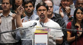 Freddy Guevara, exlegislador del Parlamento elegido en 2015 y cuyo período venció en enero de 2021, estaba retenido en El Helicoide, sede del servicio de inteligencia. / Foto: Archivo