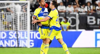 La Juventus despertó en el campeonato italiano, tras dos empates y dos derrotas.