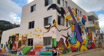 Casa de la Cultura de Mutiscua, llena de colores y arte. / Cortesía/ La Opinión.