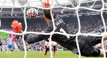 Penal que atajó David de Gea