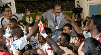 Jorge Luis Pinto, campeón con el Cúcuta Deportivo en 2006. 