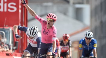 Nielsen consiguió su tercera etapa en la presente Vuelta a España. 
