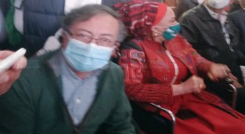 Estoy aquí por Petro y vuelvo a la política por él: Piedad Córdoba./Foto: Twitter