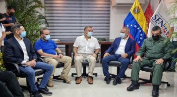 Inicia reunión binacional por la reapertura de los puentes./Foto: cortesía