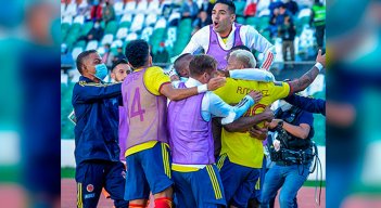 Selección Colombia en La Paz, 2021. 
