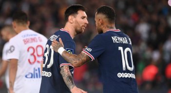 Lionel Messi, este domingo, fue titular por primera vez en el campeonato francés. / Foto: AFP