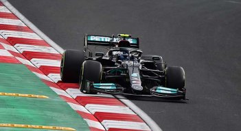 Valtteri Bottas (Mercedes) tuvo un buen fin de semana en las pruebas de clasificación del GP de Turquía, al quedarse con la grilla de salida.