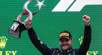 El  finlandés, Valtteri Bottas  (Mercedes)  fue la gran figura del día en el GP de Turquía. 