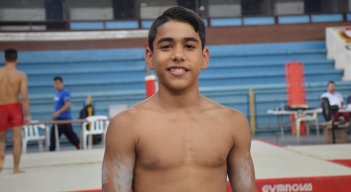 Ángel Barajas, gimnasta.