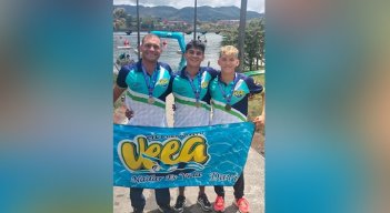 David Carrillo, Alejandro Arévalo y Ángel Arias. / Cortesía