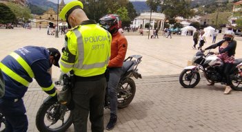 Loscontroles son coordinados con la Policía. Foto: Cortesía/La Opinión.