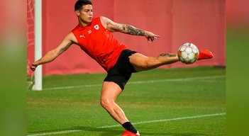 James Rodriguez, volante del Al-Rayyan.