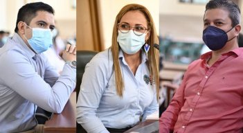 Juan Carlos Bocanegra, Milena Calderón y Ramón Cabrales, integran la mesa directiva de la Asamblea para 2022./Foto cortesìa