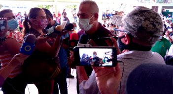 Freddy Bernal, en rueda de prensa