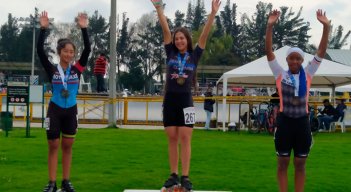 Mariana Vacca, patinadora cucuteña del Club Crear Colombia. 