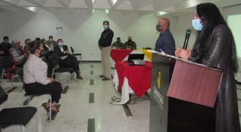 La líder Lorena Gegen presentó el proyecto gastronómico. Cortesía/ La Opinión.