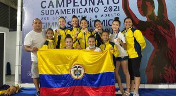 Las niñas de gimnasia rítmica de Norte de Santander, representando a Colombia tuvieron una destacada presentación ene suramericano.