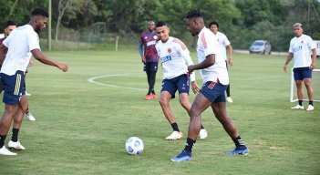  La selección Colombia cumplió con una jornada más de entrenamiento en Sao Paulo, Brasil.