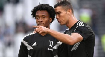 Cuadrado y Cristiano Ronaldo.