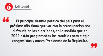 Editorial: Elecciones y temores