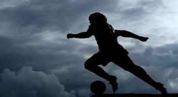 Estatua Diego Armando Maradona.
