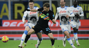 Inter ante el Napoles en la serie a