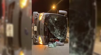 Se accidentó bus de los músicos de Jessi Uribe./Foto: Colprensa