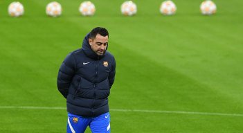 Xavi Hernández, técnico del Barcelona FC