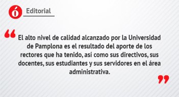 La acreditación de alta calidad a Unipamplona