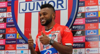 Miguel Ángel Borja regresó al Junior de Barranquilla. 