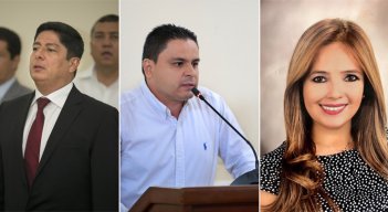 César Lindarte Escalante, Carlos Eduardo Navarro Picón y Luz Amparo Rodríguez fueron los tres candidatos con los mejores puntajes consolidados. / Fotos: La Opinión