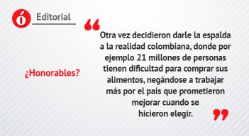 ¿Honorables?