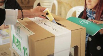 Jornada de votaciones en el 2022.