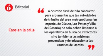 Caos en la calle