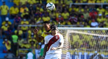 Yerry Mina no estará con Colombia para enfrentar a Argentina./Foto: colprensa