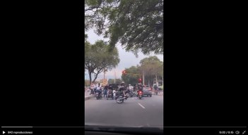 Disparos sobre la Diagonal Santander.
