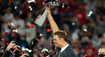 Tom Brady, histórico jugador de la NFL. 