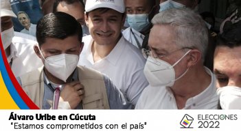 Álvaro Uribe en Cúcuta.