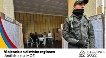 La MOE se mostró preocupada por la ola de violencia que atraviesa el país y las repercusiones que pueda tener en el proceso electoral. / Foto: archivo
