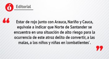 Editorial: Reclutamiento de niños