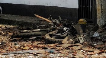 Tres heridos tras explosión de moto bomba contra la Policía en Cauca./Foto: internet