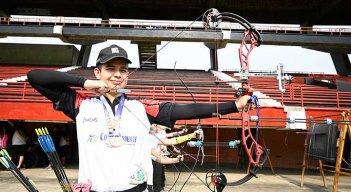 Andrés  Mauricio Ardila, arquero nortesantanderano quien se destacó en el  naciional juvenil en Medellín.