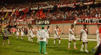 Cúcuta Deportivo en partido amistoso ante Real Frontera. 